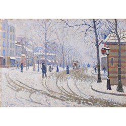 Бульвар Клиши, снег