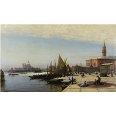 Картина на холсте по фото Модульные картины Печать портретов на холсте Вид Венеции