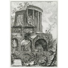 Картина на холсте по фото Модульные картины Печать портретов на холсте Вид храма Сивиллы в Тиволи