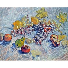 Картина на холсте по фото Модульные картины Печать портретов на холсте Виноград, лимоны, груши и яблоки