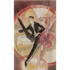 Картина на холсте по фото Модульные картины Печать портретов на холсте Водевиль - Два танцора