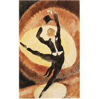 Портреты картины репродукции на заказ - Водевиль - Акробатический танцор с цилиндром