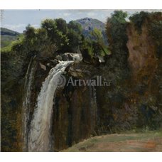Картина на холсте по фото Модульные картины Печать портретов на холсте Водопад в Терни