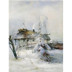 Деревня зимой