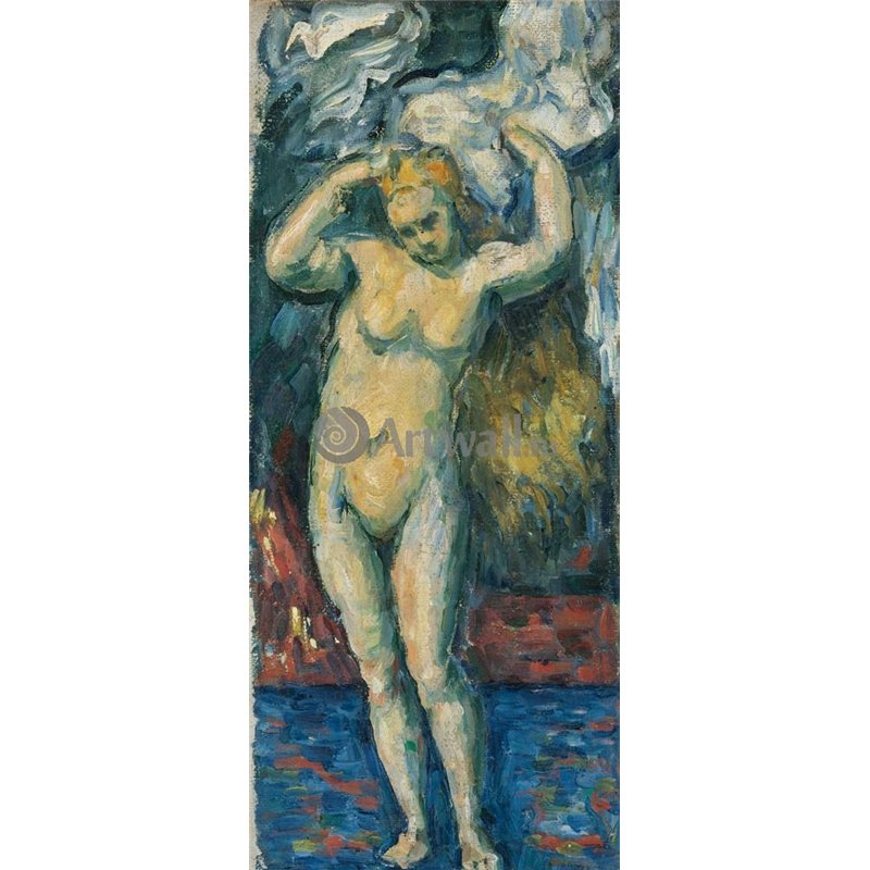 Купальщица, вытирающая волосы