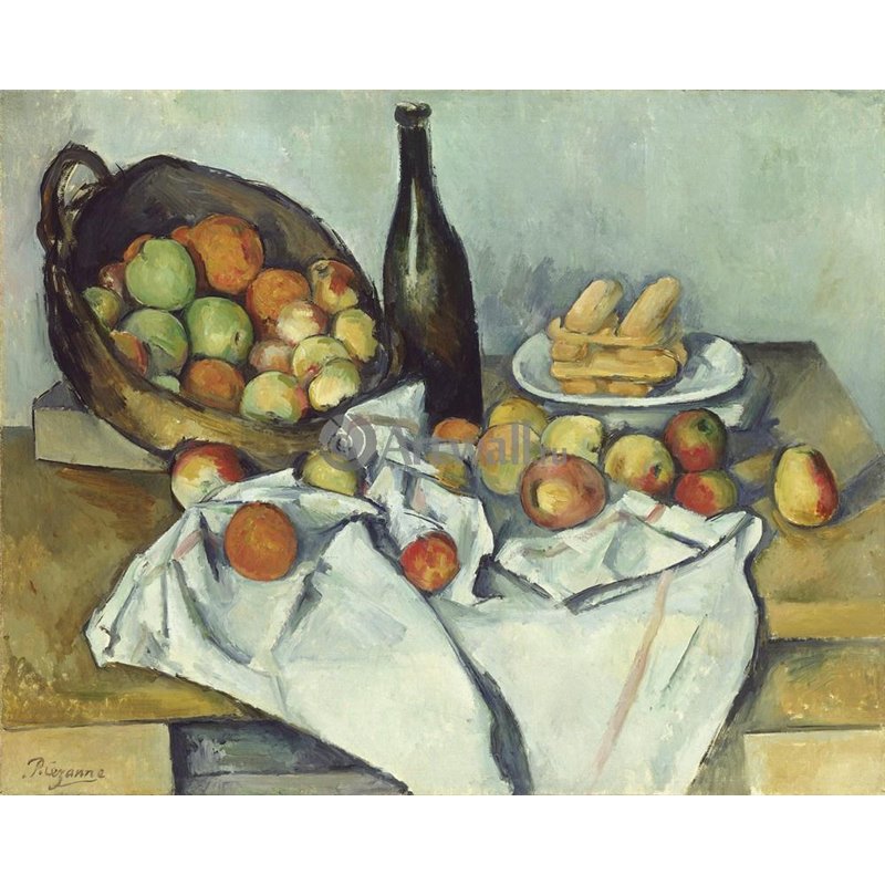 Корзина с яблоками