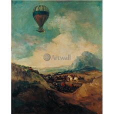 Картина на холсте по фото Модульные картины Печать портретов на холсте Воздушный шар или полёт Монтгофери