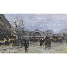 Картина на холсте по фото Модульные картины Печать портретов на холсте Восточный вокзал