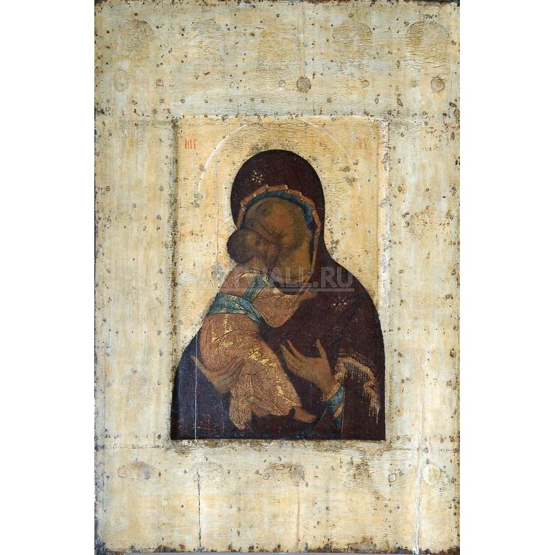 Богоматерь Владимирская. деталь