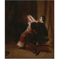 Портреты картины репродукции на заказ - Гамлет с матерью