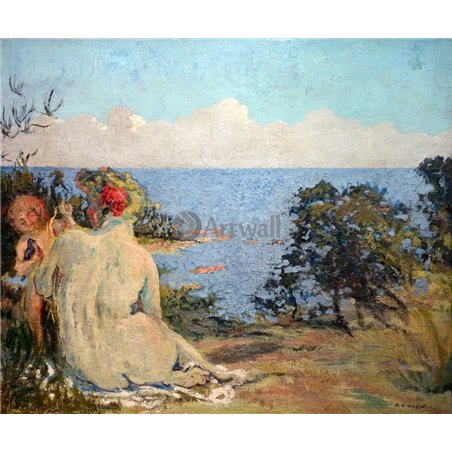 Венера и Амур на берегу моря