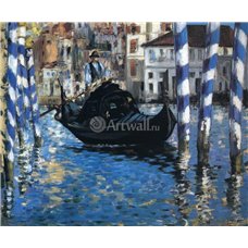 Картина на холсте по фото Модульные картины Печать портретов на холсте Гранд канал в Венеции