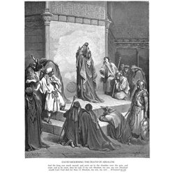 Давид оплакивает смерть Авессалома, Ветхий Завет - Модульная картины, Репродукции, Декоративные панно, Декор стен
