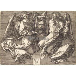 Два ангела с судариумом - Модульная картины, Репродукции, Декоративные панно, Декор стен