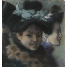 Картина на холсте по фото Модульные картины Печать портретов на холсте Две женщины и мужчина