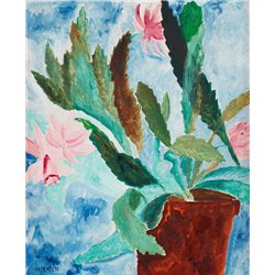 Горшок с цветком - Модульная картины, Репродукции, Декоративные панно, Декор стен