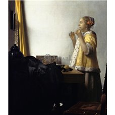 Картина на холсте по фото Модульные картины Печать портретов на холсте Девушка с жемчужным ожерельем