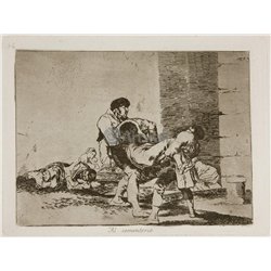 Бедствия войны - Лист 56. На кладбище