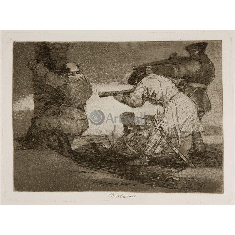 Бедствия войны - Лист 38. Варвары