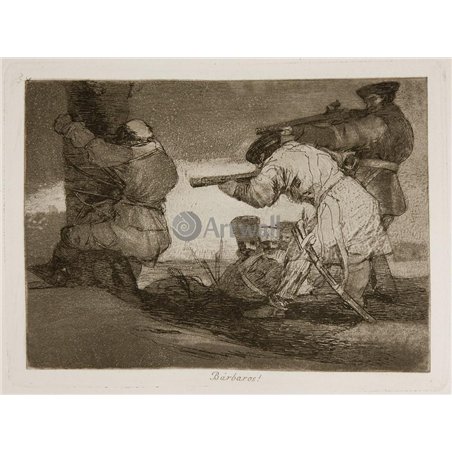 Бедствия войны - Лист 38. Варвары