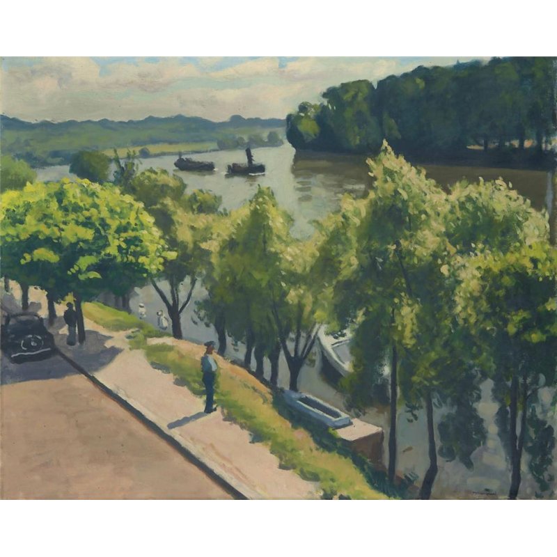 Берег Сены, лето