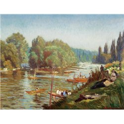Берега Марны у Понт-Авена