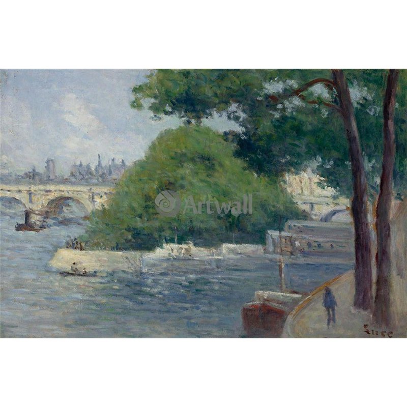 Берег Сены в Париже