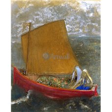 Картина на холсте по фото Модульные картины Печать портретов на холсте Желтая лодка