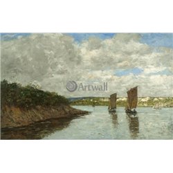 Бретань, лодки и берега