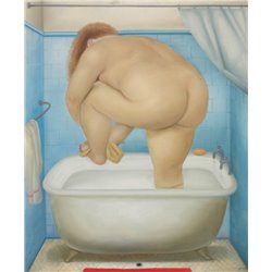 Женщина в ванне - Модульная картины, Репродукции, Декоративные панно, Декор стен