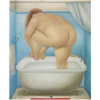 Портреты картины репродукции на заказ - Женщина в ванне