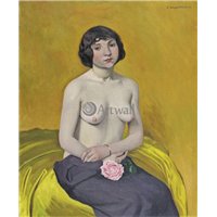 Портреты картины репродукции на заказ - Женщина с розой