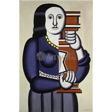 Картина на холсте по фото Модульные картины Печать портретов на холсте Женщина, держащая вазу