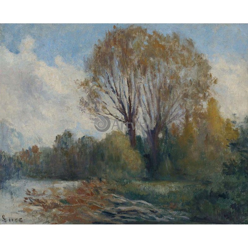 Берега Сены осенью