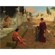 Картина на холсте по фото Модульные картины Печать портретов на холсте За воротами Помпеи