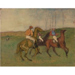 Жокеи на скаковых лошадях - Модульная картины, Репродукции, Декоративные панно, Декор стен