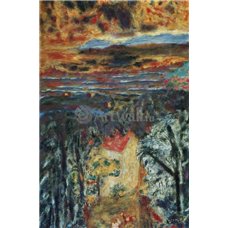 Картина на холсте по фото Модульные картины Печать портретов на холсте Закат а Ле-Канне