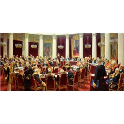 Заседание государственного совета - Модульная картины, Репродукции, Декоративные панно, Декор стен