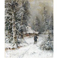 Картина на холсте по фото Модульные картины Печать портретов на холсте Зима