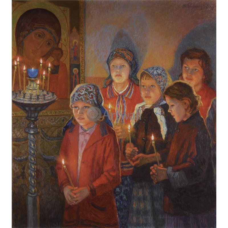 В церкви