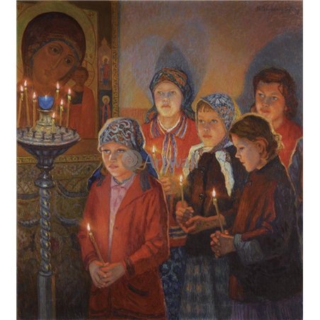 В церкви