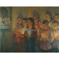 В церкви