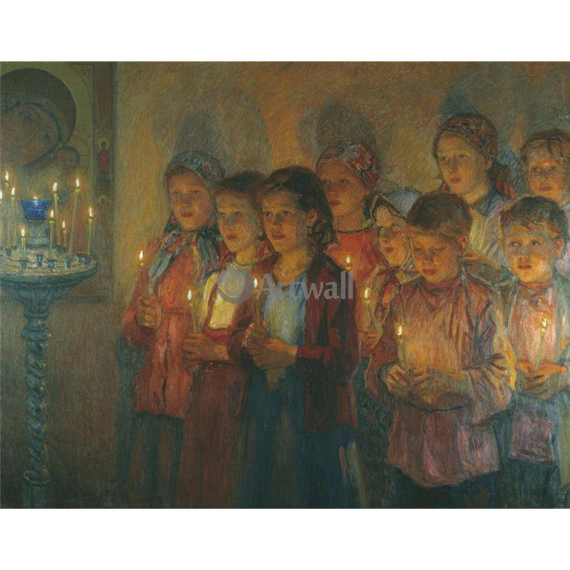 В церкви