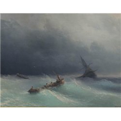 Буря на море