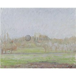 Вид Базинкура, туман