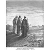 Портреты картины репродукции на заказ - Иисус является ученикам по дороге в Эммаус, Новый Завет