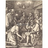 Портреты картины репродукции на заказ - Иисус, моющий ноги учеников