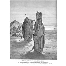 Картина на холсте по фото Модульные картины Печать портретов на холсте Изгнание Измаила и его матери, Ветхий Завет