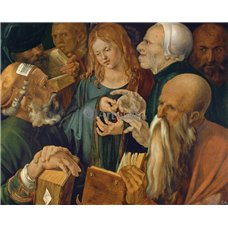 Картина на холсте по фото Модульные картины Печать портретов на холсте Иисус среди докторов