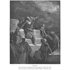 Картина на холсте по фото Модульные картины Печать портретов на холсте Иеремия, Ветхий Завет